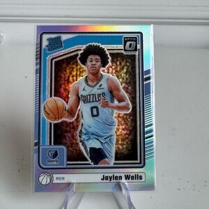 2024 2025 Panini Donruss Optic Prizm Jaylen Wells Rated Rookie. Mint condition